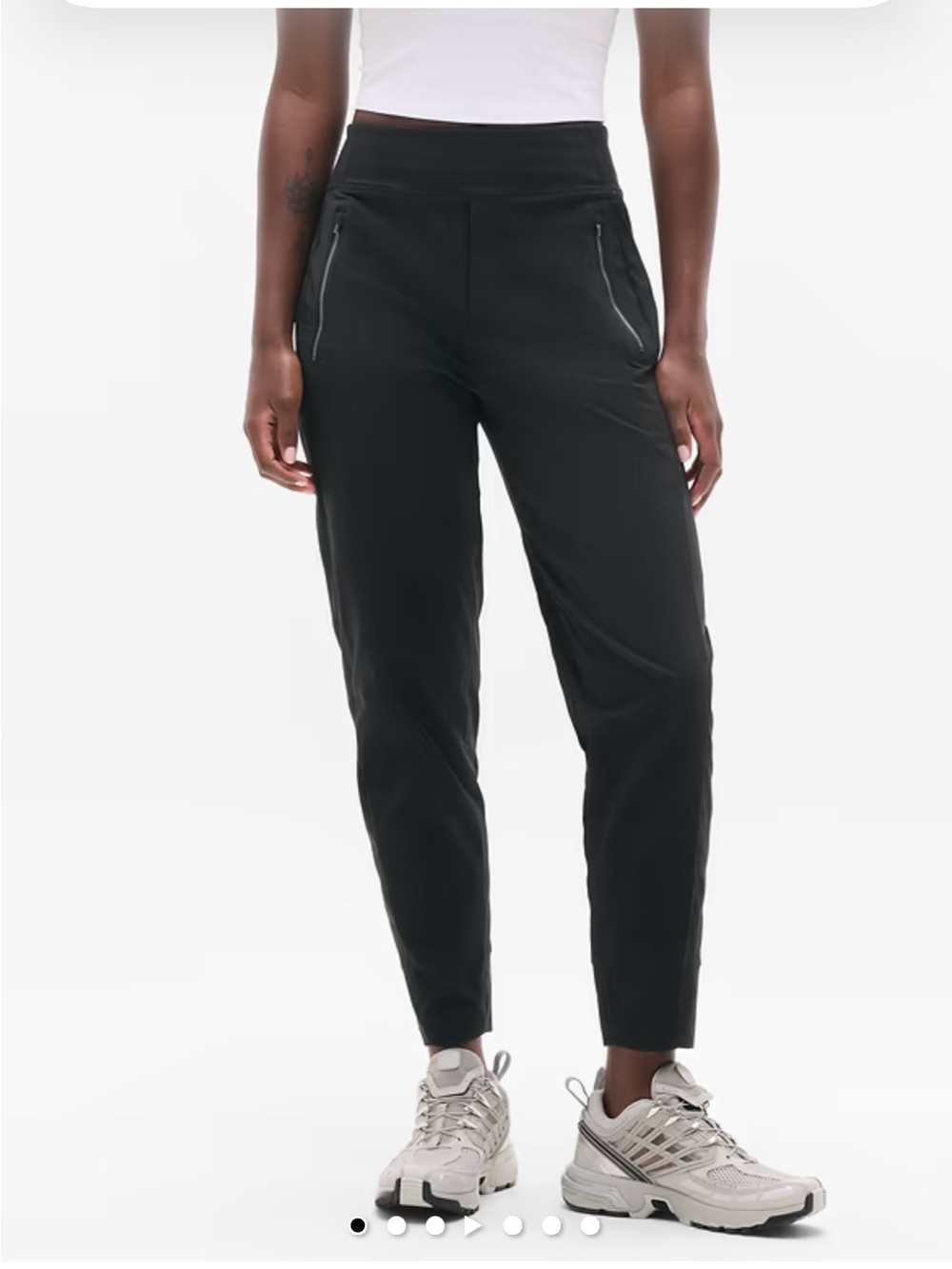 Athleta Black Trekkie North High Rise Jogger - size 12